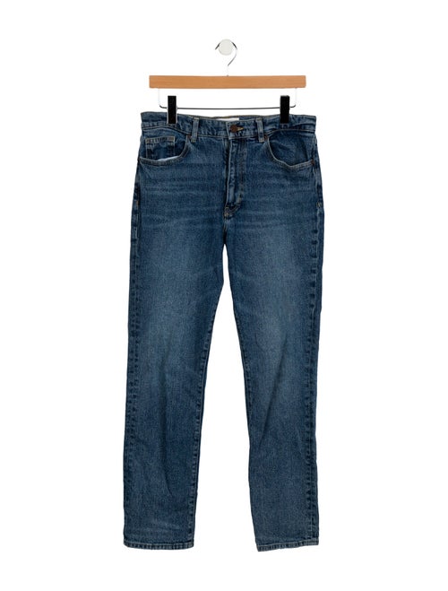 La Ligne High-Rise Straight Leg Jeans