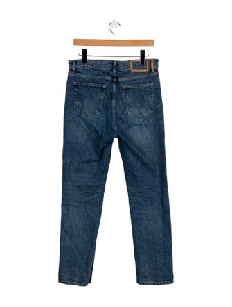 La Ligne High-Rise Straight Leg Jeans