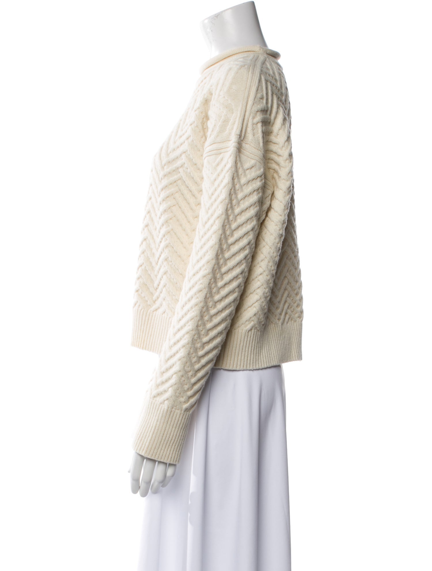 La Ligne Merino Wool Crew Neck Sweater