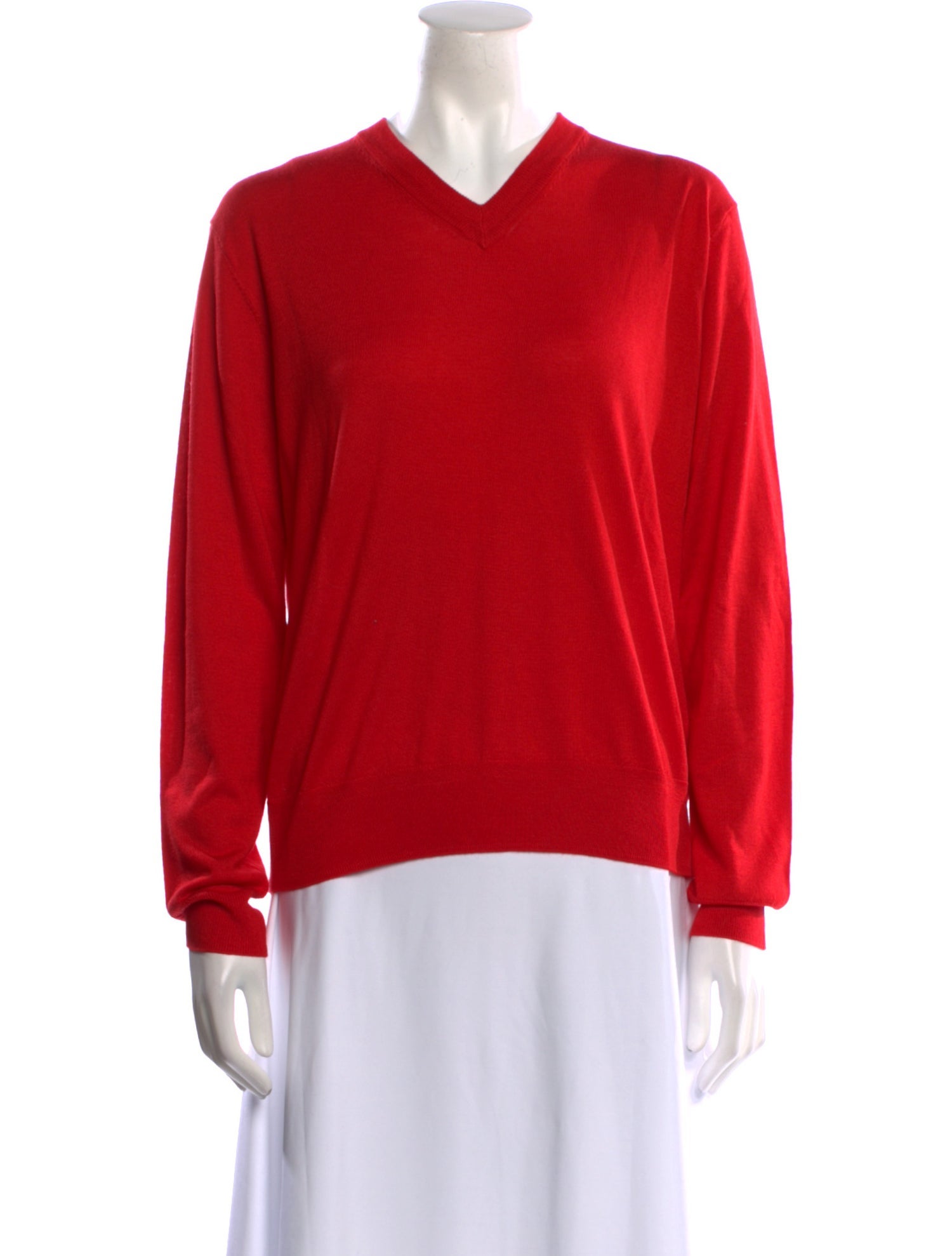 La Ligne Silk V-Neck Sweater