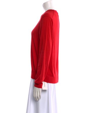 La Ligne Silk V-Neck Sweater