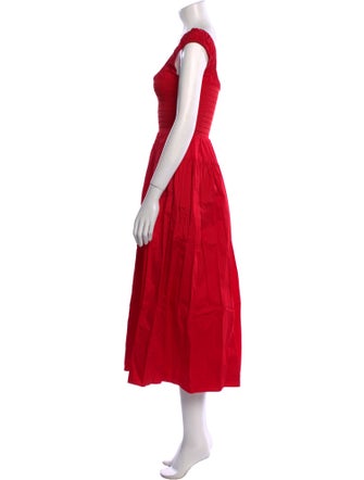 La Ligne Square Neckline Long Dress