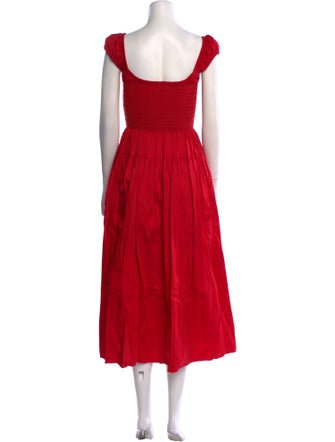 La Ligne Square Neckline Long Dress