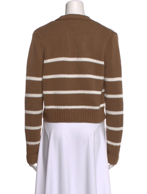La Ligne Striped V-Neck Sweater