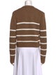 La Ligne Striped V-Neck Sweater