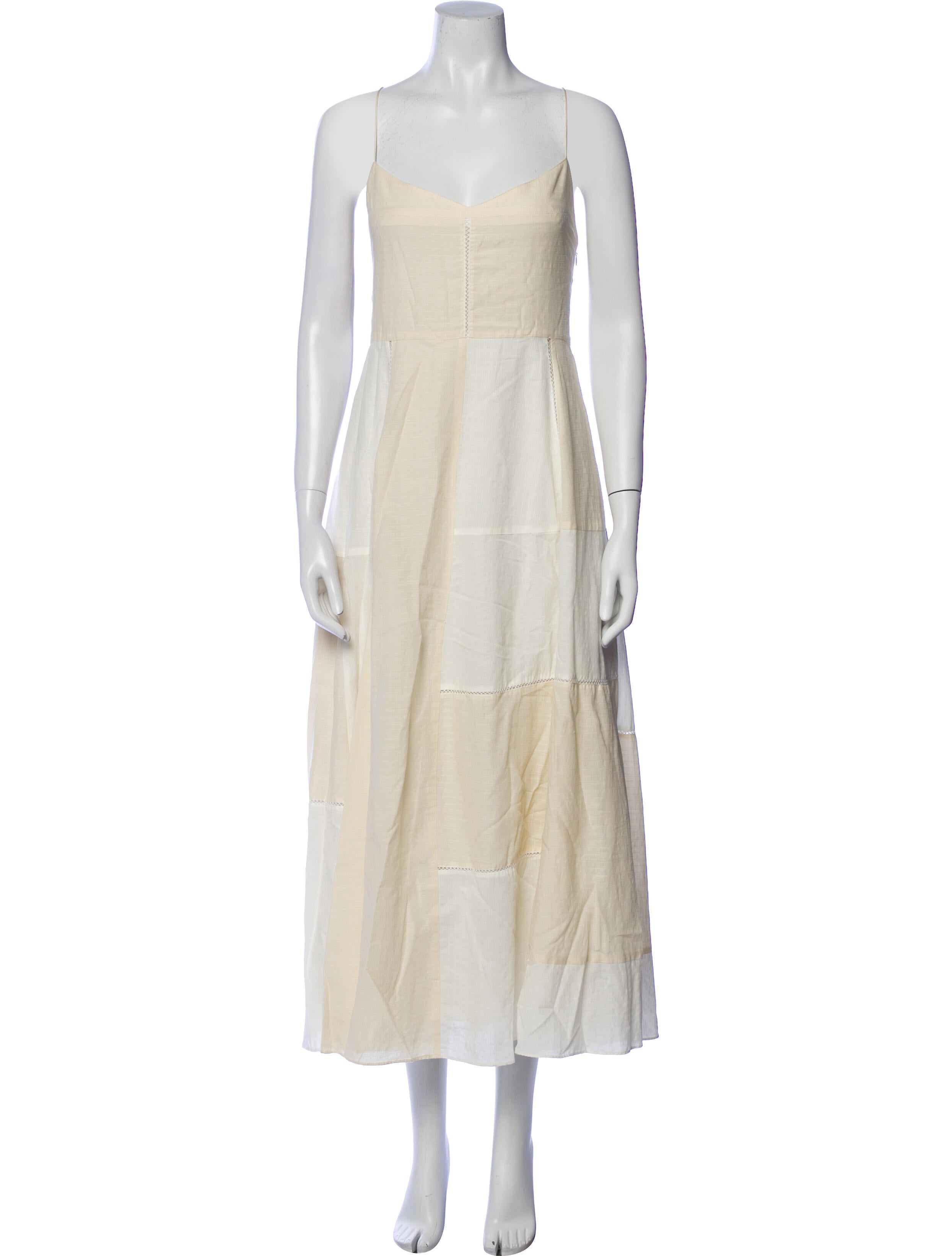 La Ligne V-Neck Long Dress