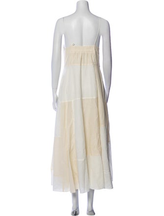 La Ligne V-Neck Long Dress