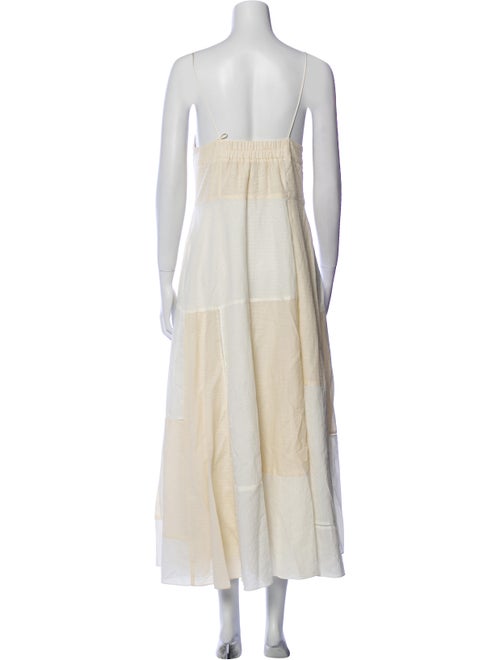 La Ligne V-Neck Long Dress