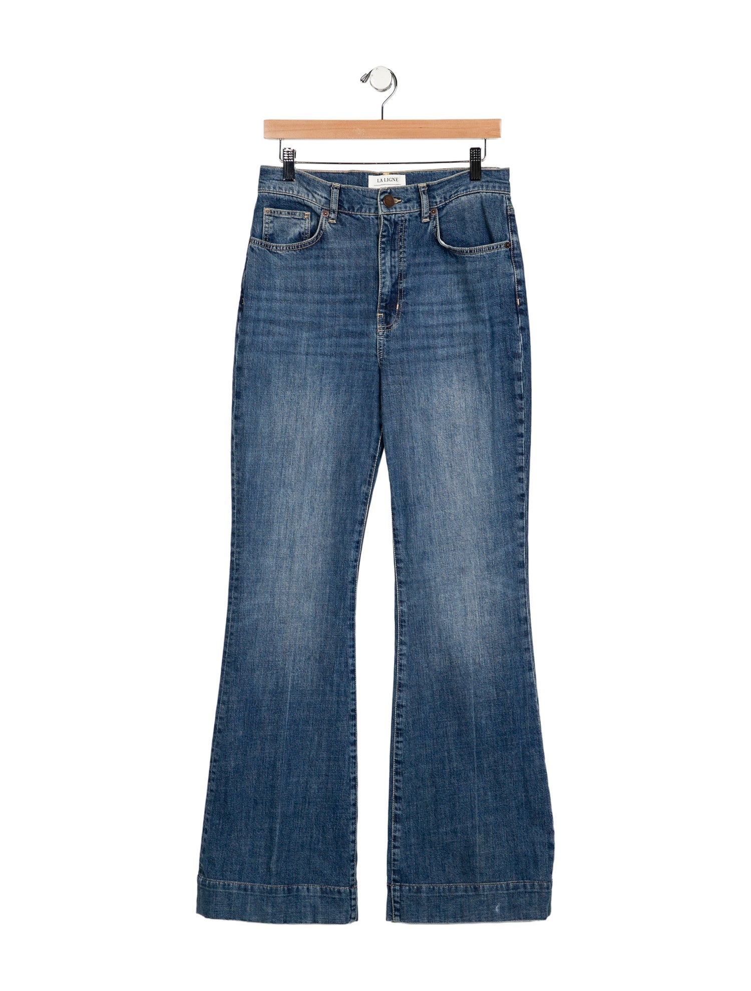La Ligne High-Rise Wide Leg Jeans