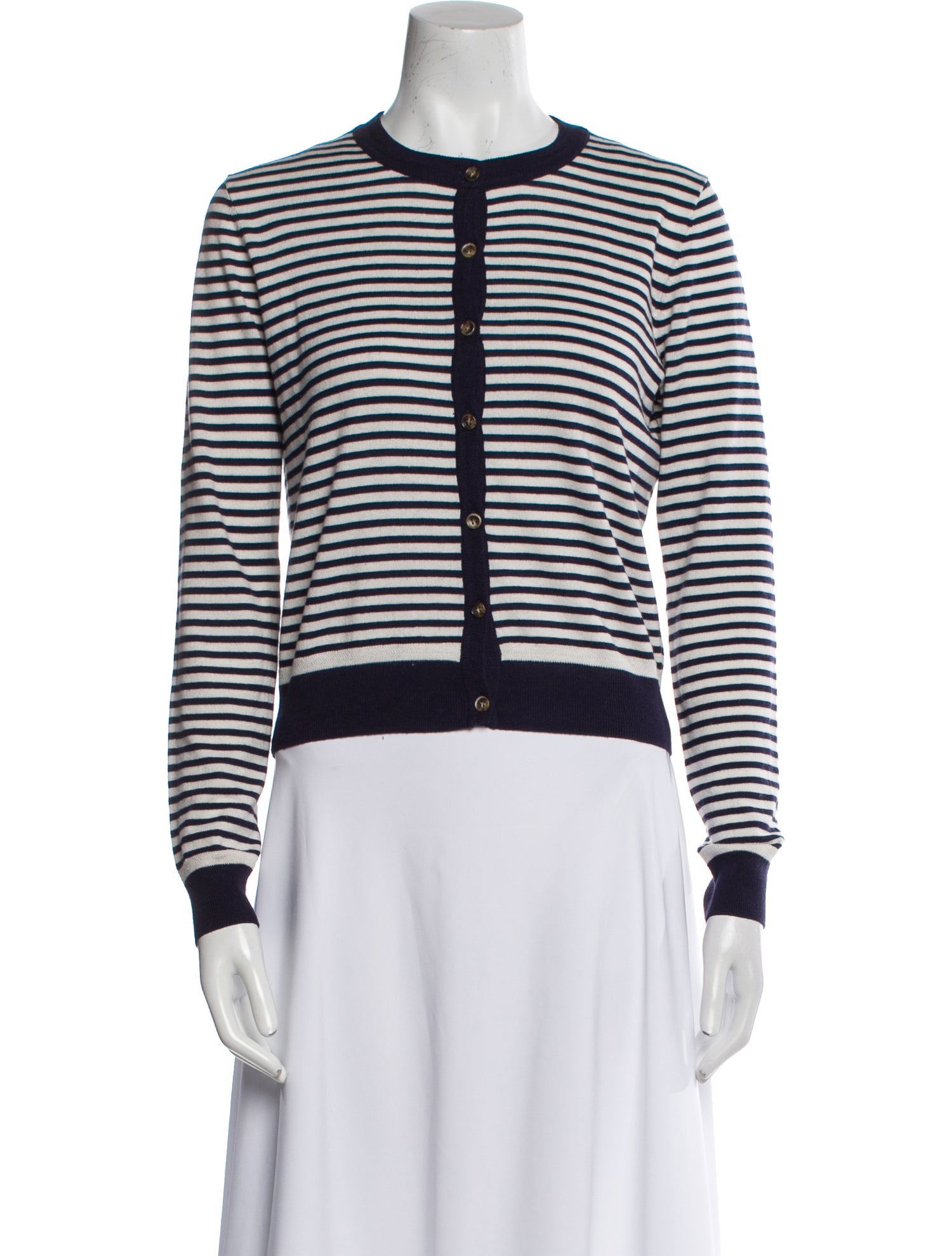 La Ligne Silk Striped Sweater