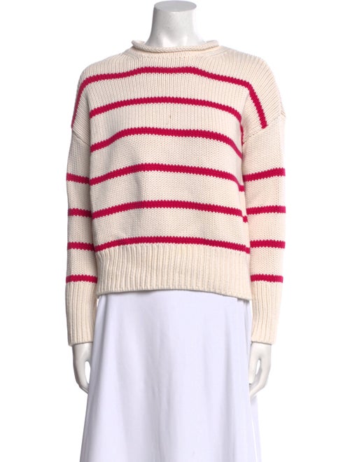 La Ligne Striped Mock Neck Sweater