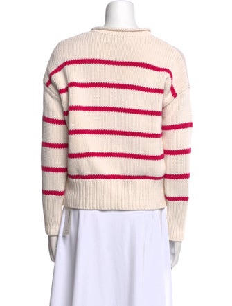La Ligne Striped Mock Neck Sweater