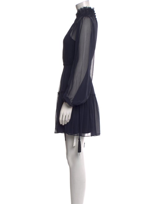 La Ligne Mock Neck Mini Dress