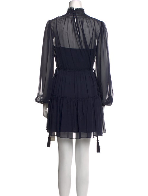 La Ligne Mock Neck Mini Dress