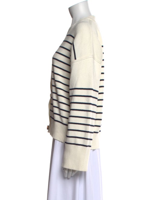 La Ligne Striped V-Neck Sweater