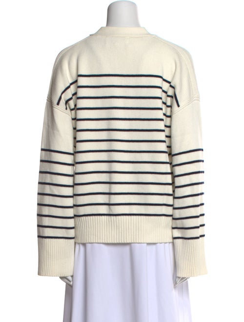 La Ligne Striped V-Neck Sweater