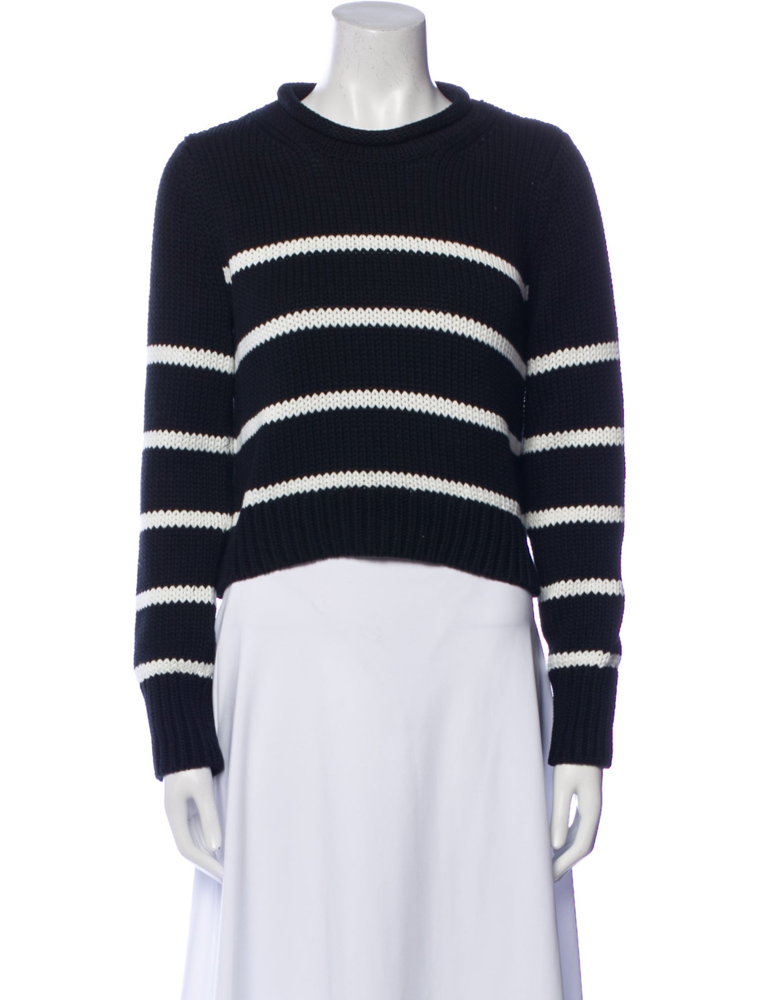 La Ligne Striped Crew Neck Sweater