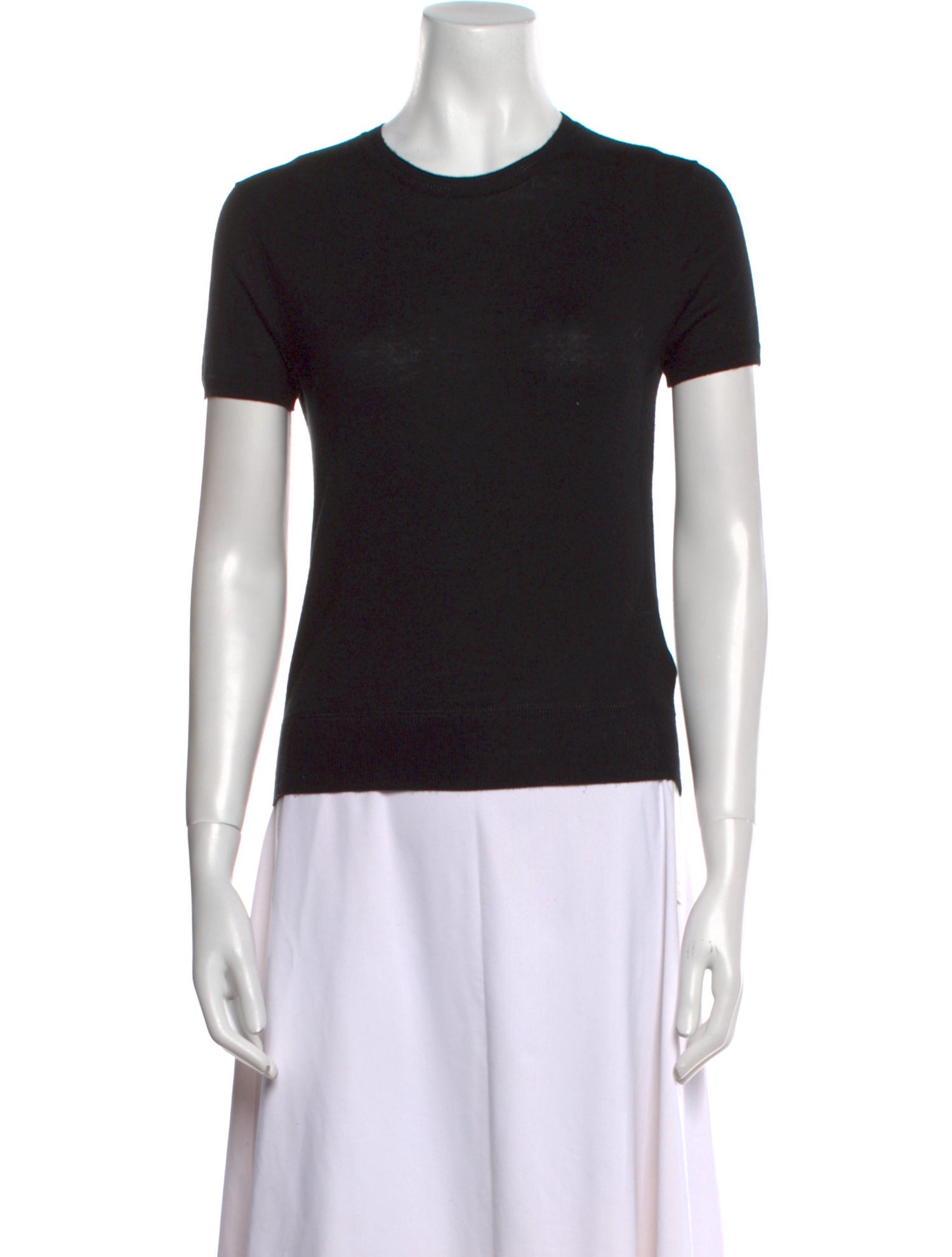 La Ligne Silk Crew Neck T-Shirt