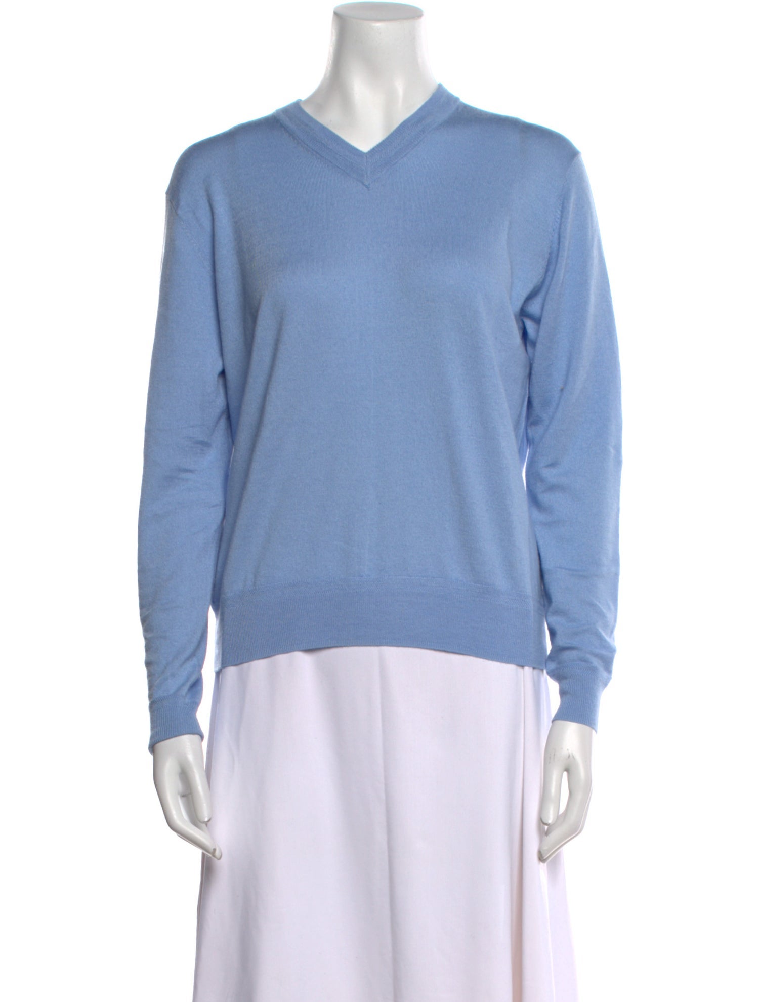 La Ligne Silk V-Neck Sweatshirt w/ Tags