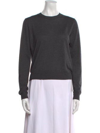 La Ligne Silk Crew Neck Sweatshirt