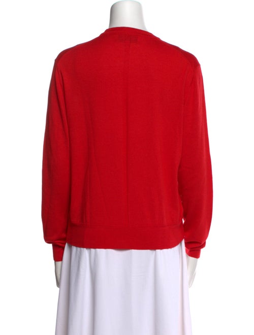 La Ligne Silk V-Neck Sweatshirt