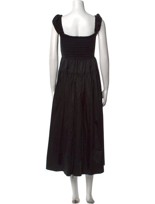 La Ligne Square Neckline Long Dress