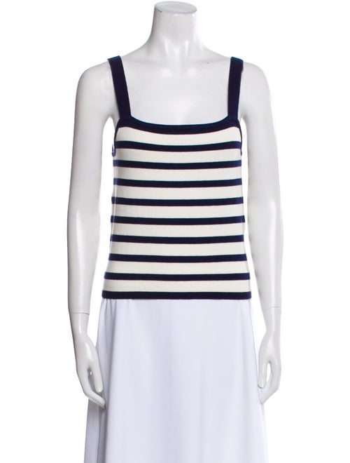 La Ligne Striped Square Neckline Sweater