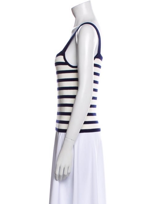 La Ligne Striped Square Neckline Sweater