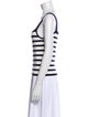 La Ligne Striped Square Neckline Sweater
