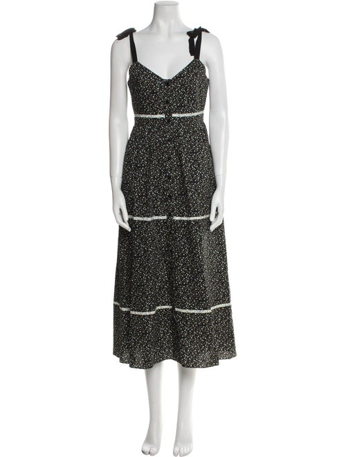 La Ligne Printed Midi Length Dress
