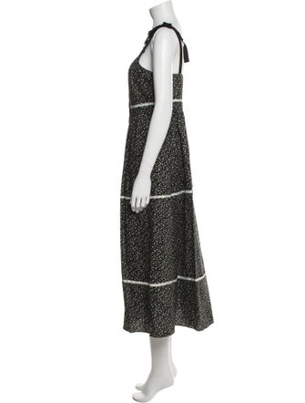 La Ligne Printed Midi Length Dress