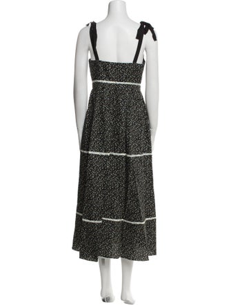 La Ligne Printed Midi Length Dress