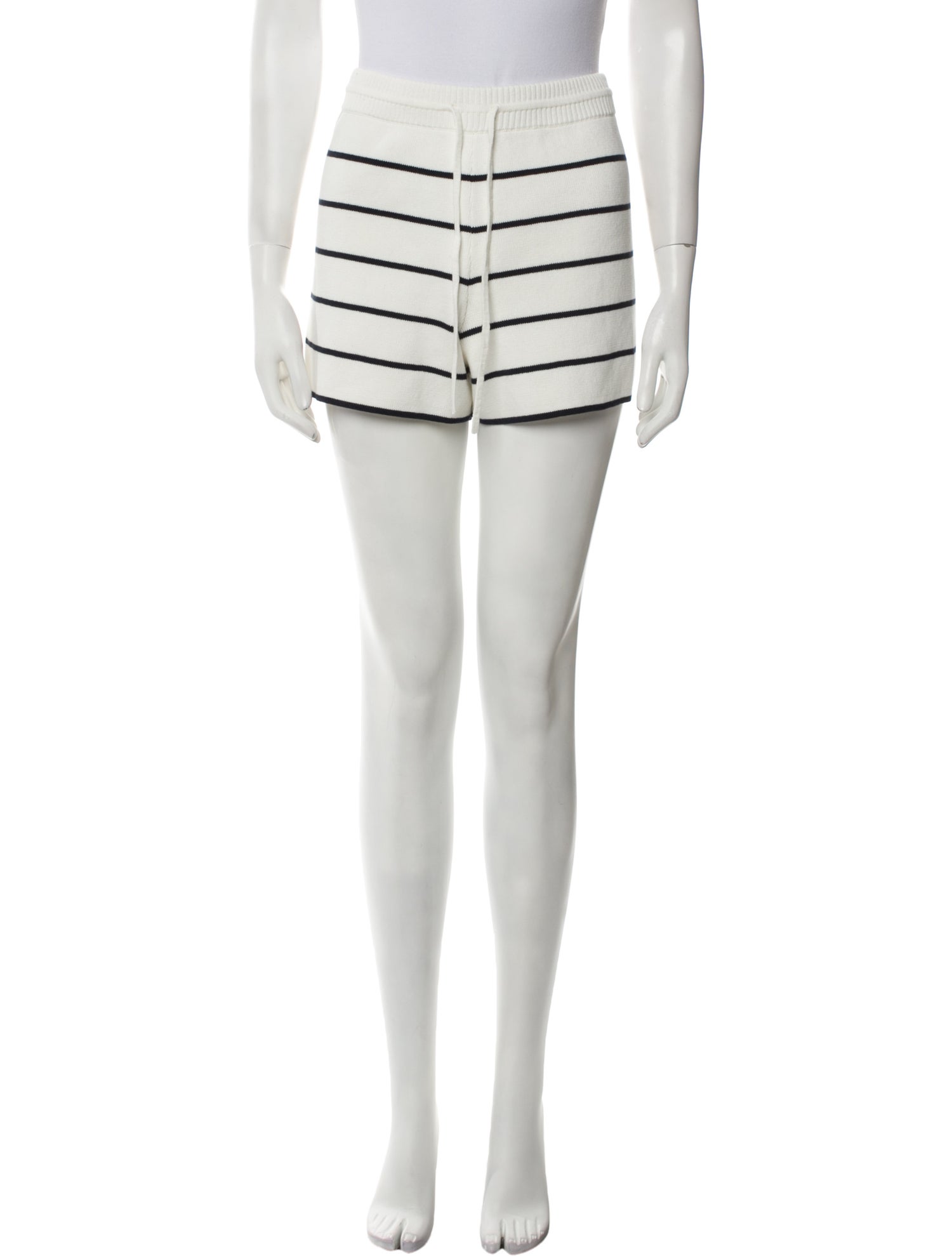 La Ligne Striped Mini Shorts
