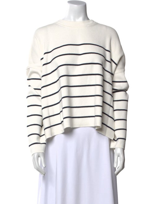La Ligne Striped Crew Neck Sweatshirt