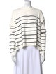 La Ligne Striped Crew Neck Sweatshirt