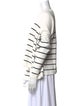 La Ligne Striped Crew Neck Sweatshirt