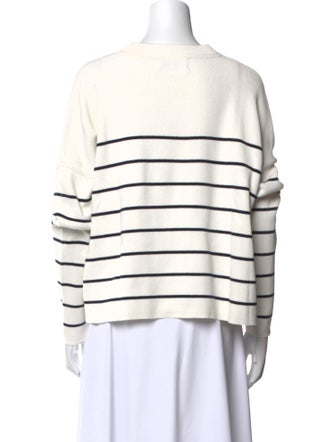 La Ligne Striped Crew Neck Sweatshirt