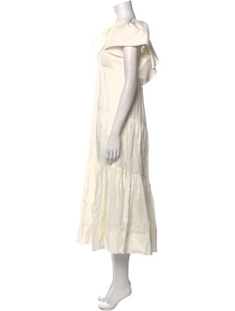 La Ligne V-Neck Long Dress