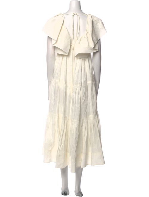 La Ligne V-Neck Long Dress