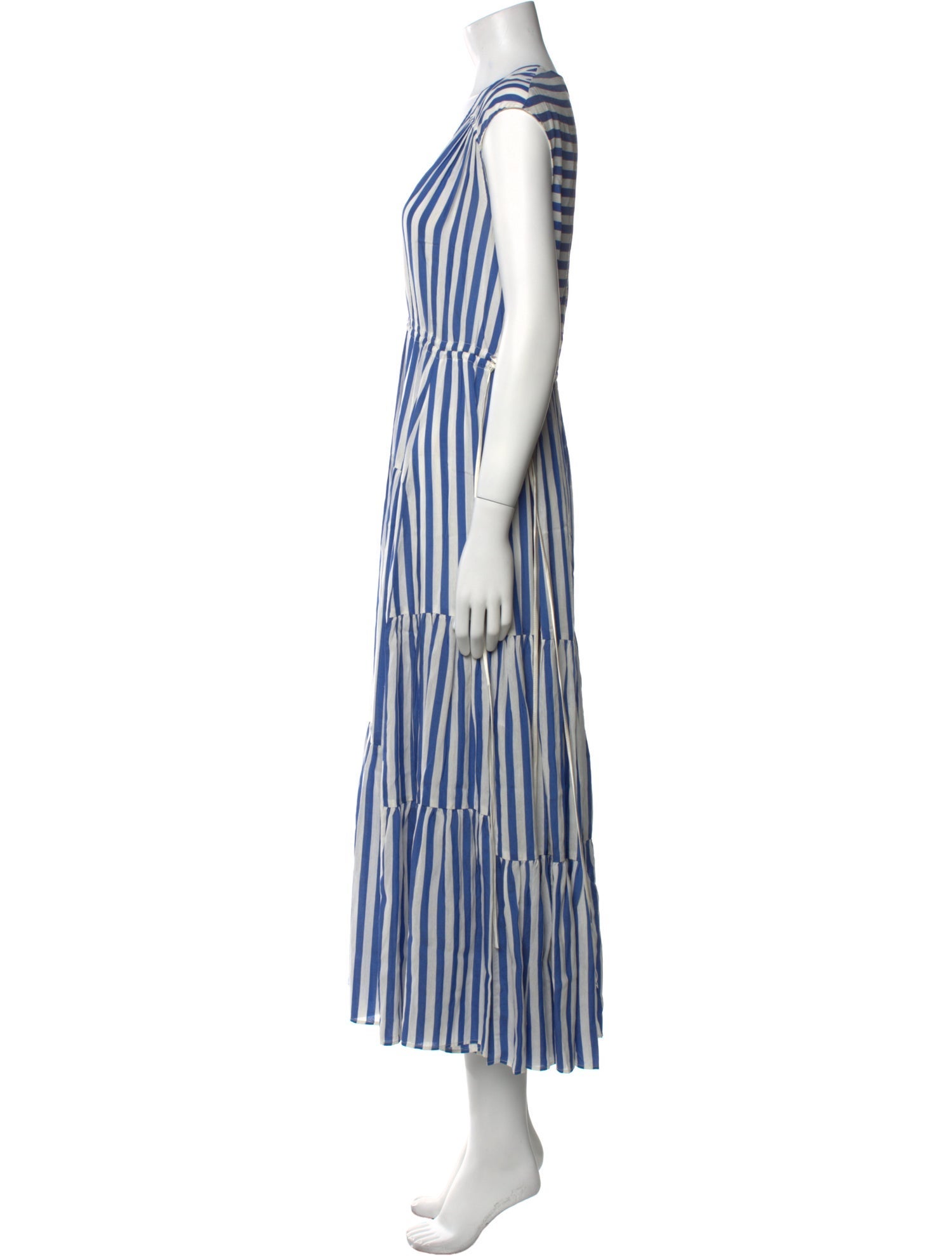 La Ligne Striped Long Dress