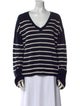 La Ligne Silk Striped Sweater