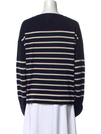 La Ligne Silk Striped Sweater