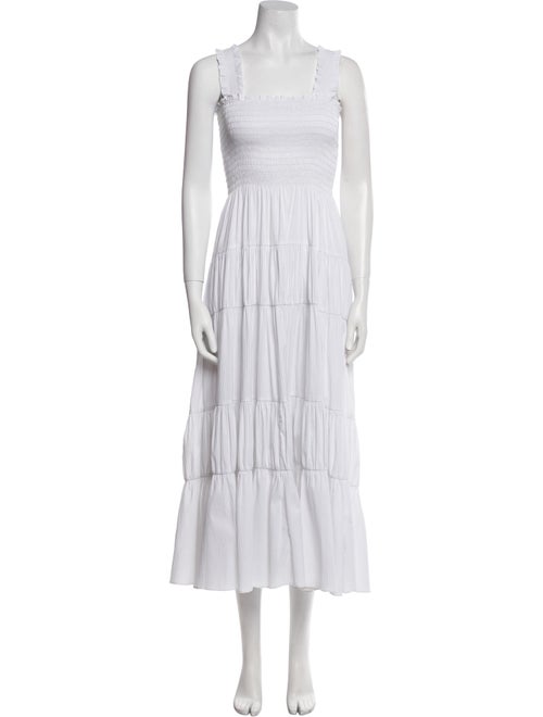 La Ligne Square Neckline Long Dress