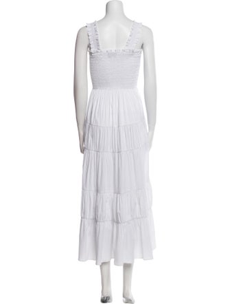 La Ligne Square Neckline Long Dress