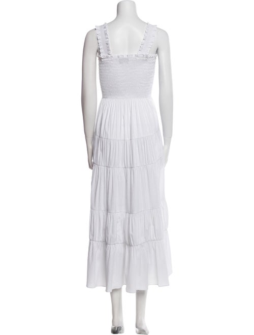 La Ligne Square Neckline Long Dress