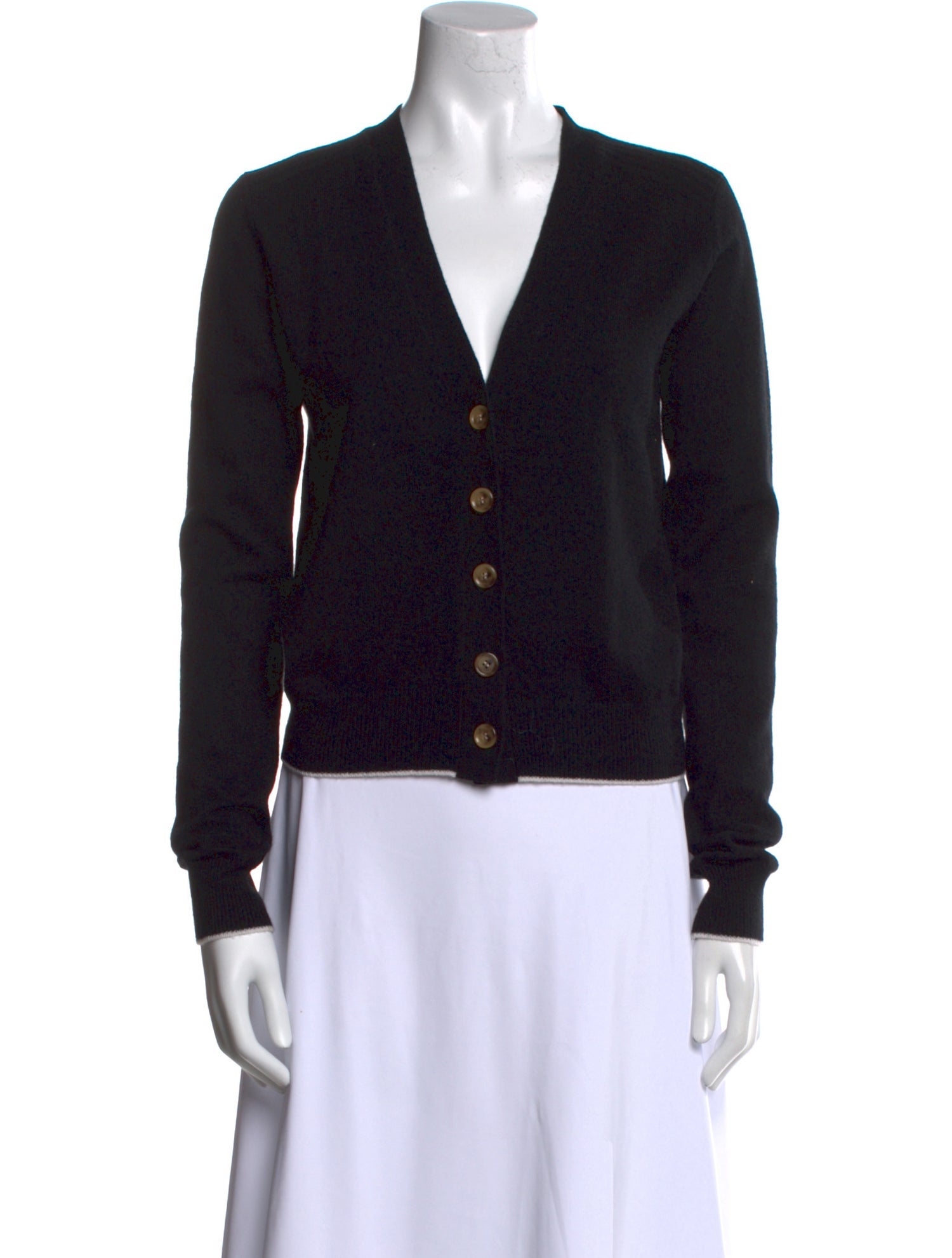 La Ligne Cashmere V-Neck Sweater