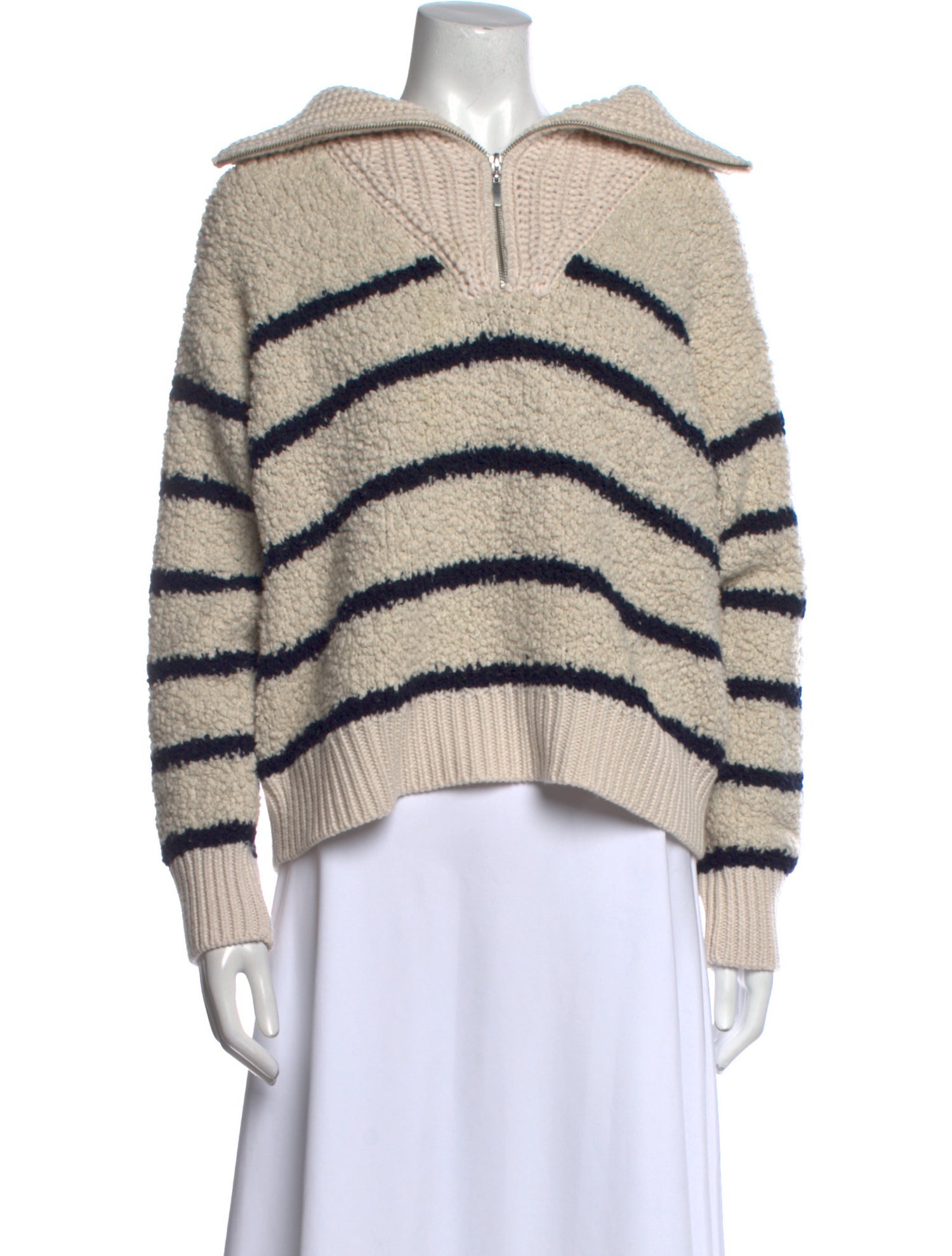 La Ligne Striped Crew Neck Sweater