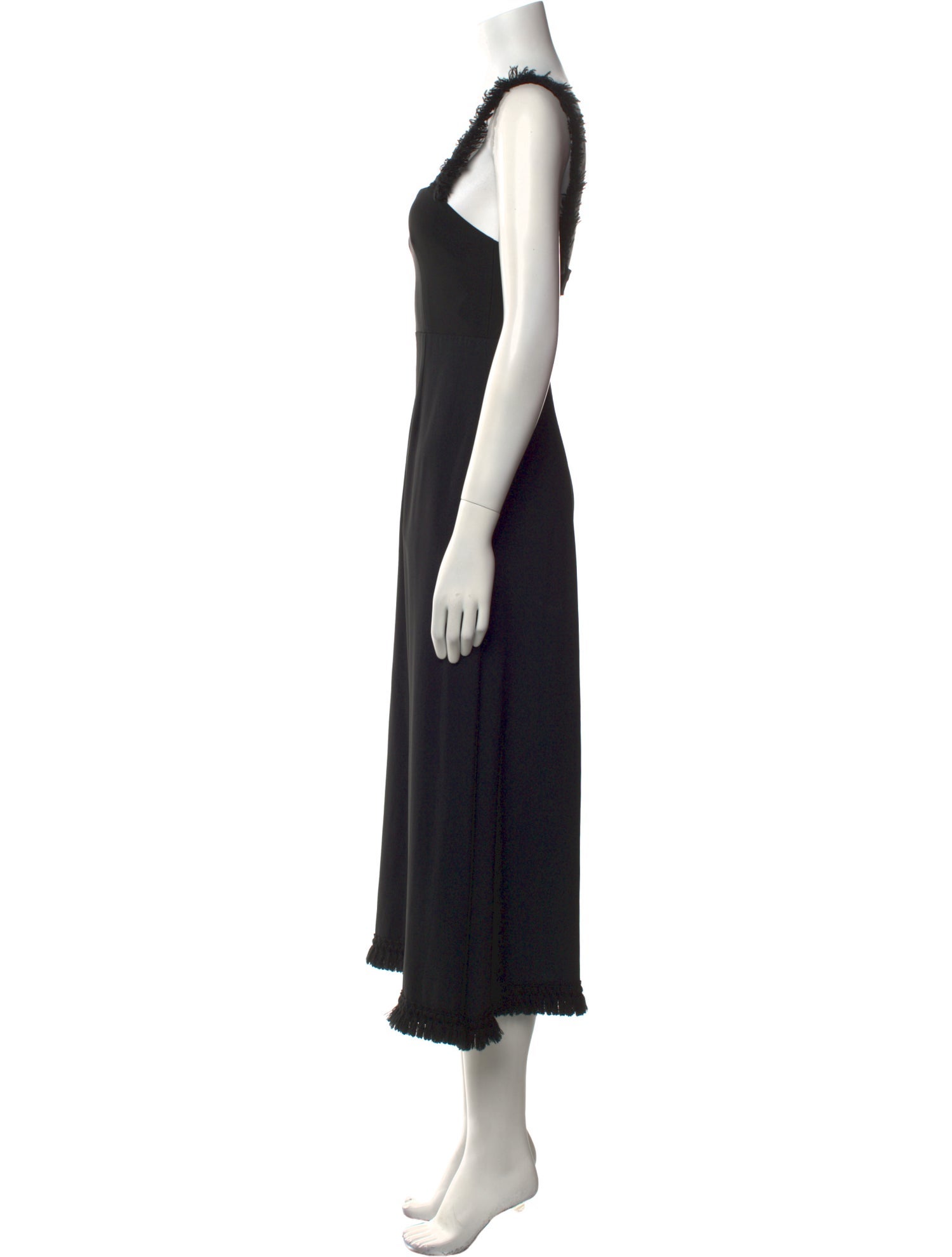La Ligne Square Neckline Long Dress