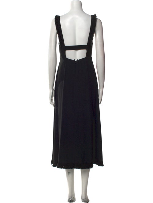 La Ligne Square Neckline Long Dress