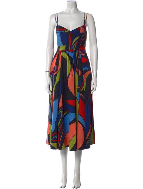 La Ligne Printed Long Dress